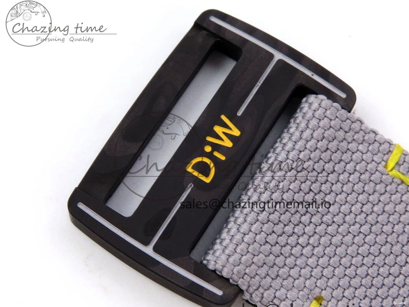 Clone Gray Gray Dial Space DIW Daytona Nylon Mission Textured Strap A4130 on 0228